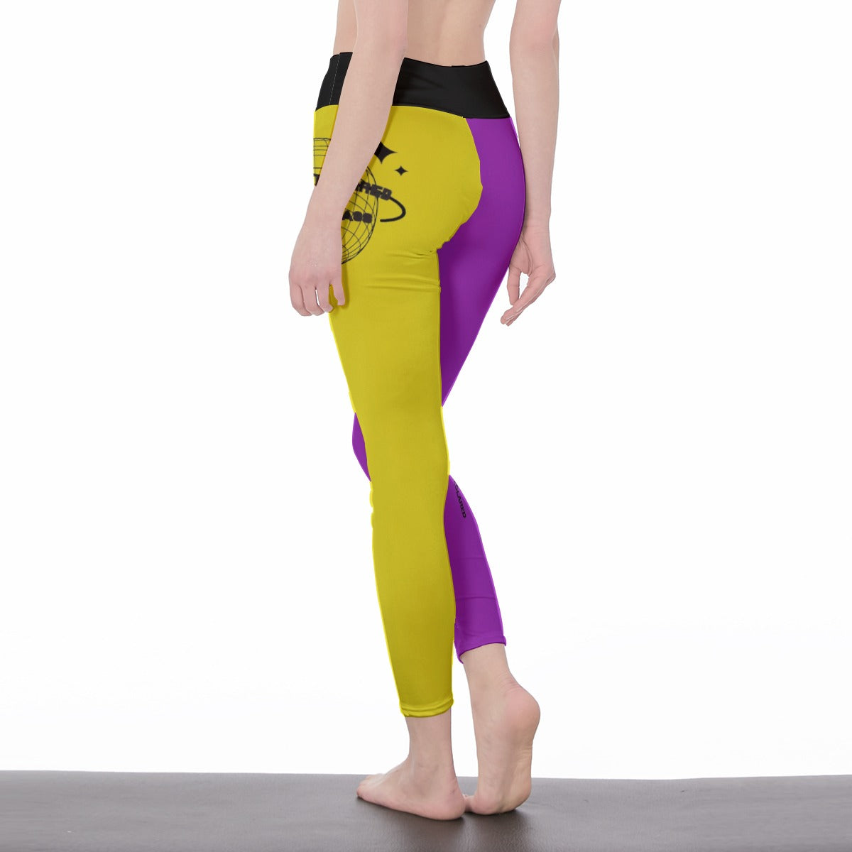 All-Over Print Women's High Waist Leggings | Side Stitch Closure