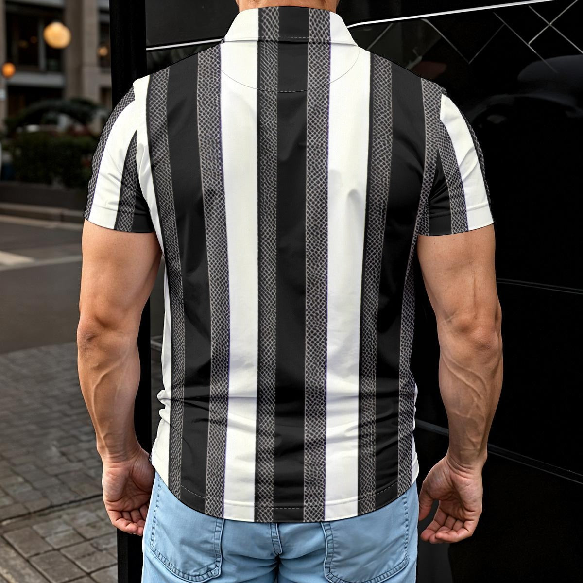 All-Over Print Men's Polo Shirt