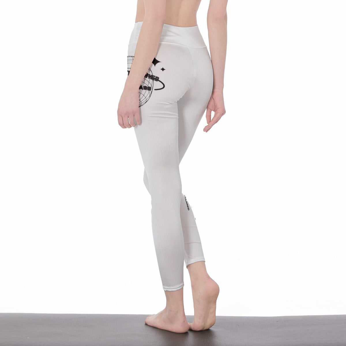 All-Over Print Women's High Waist Leggings | Side Stitch Closure