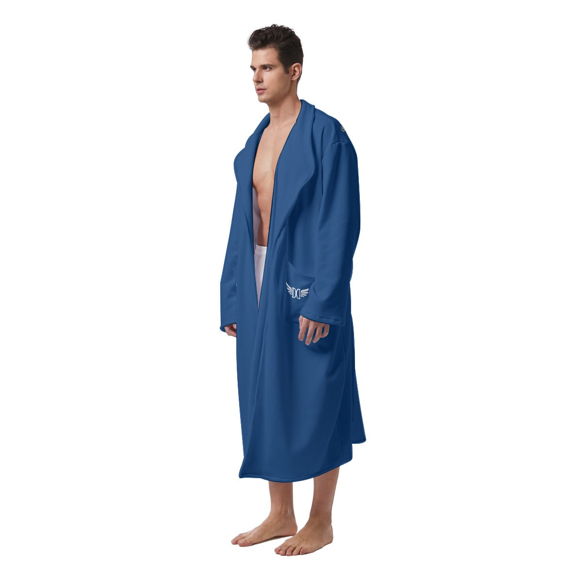 All-Over Print Men's Heavy Fleece Robe