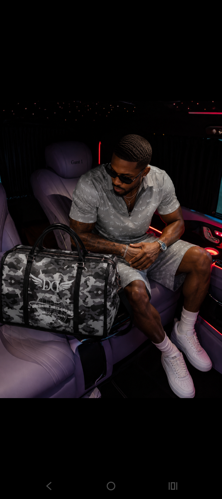 camo duffle